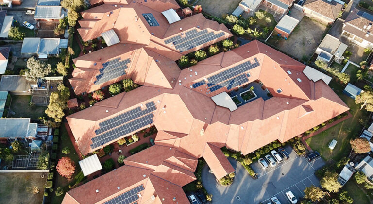 Embracia Aged Care following a solar installation with Shine On